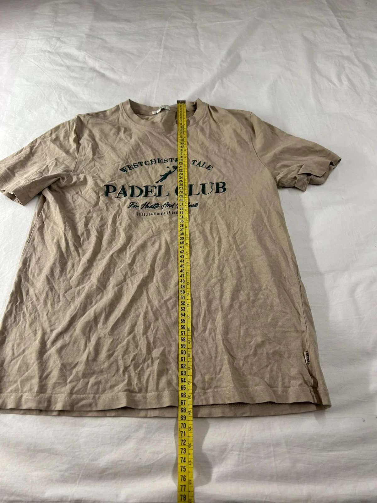 Beige bedrukt t-shirt bzb – photo 6